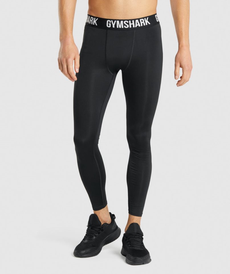 Men\'s Gymshark Element Baselayer Leggings Black | NZ 8NRIOM